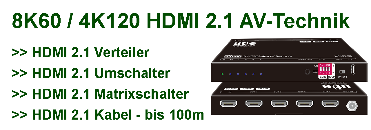 HDMI 2.1 AV-Technik
